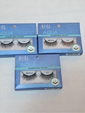 Ardell Aqua Lashes in style 344 feature a water-activated lash band
